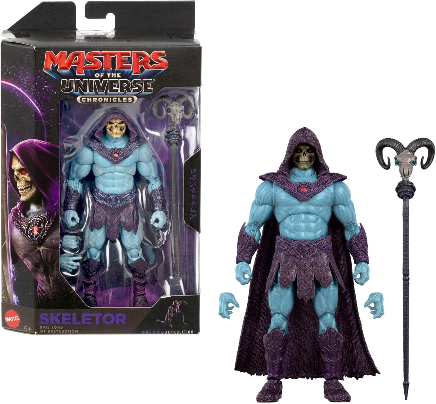 💀 Skeletor Chronicles – Mattel Sammlerfigur in Actionpose