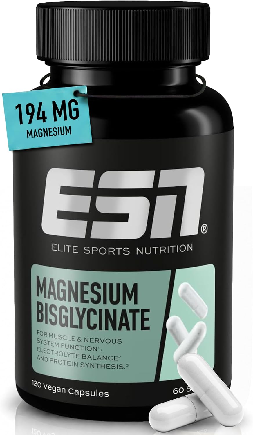 ESN Magnesium Bisglycinate – Für Muskeln, Nerven und Elektrolyt-Balance