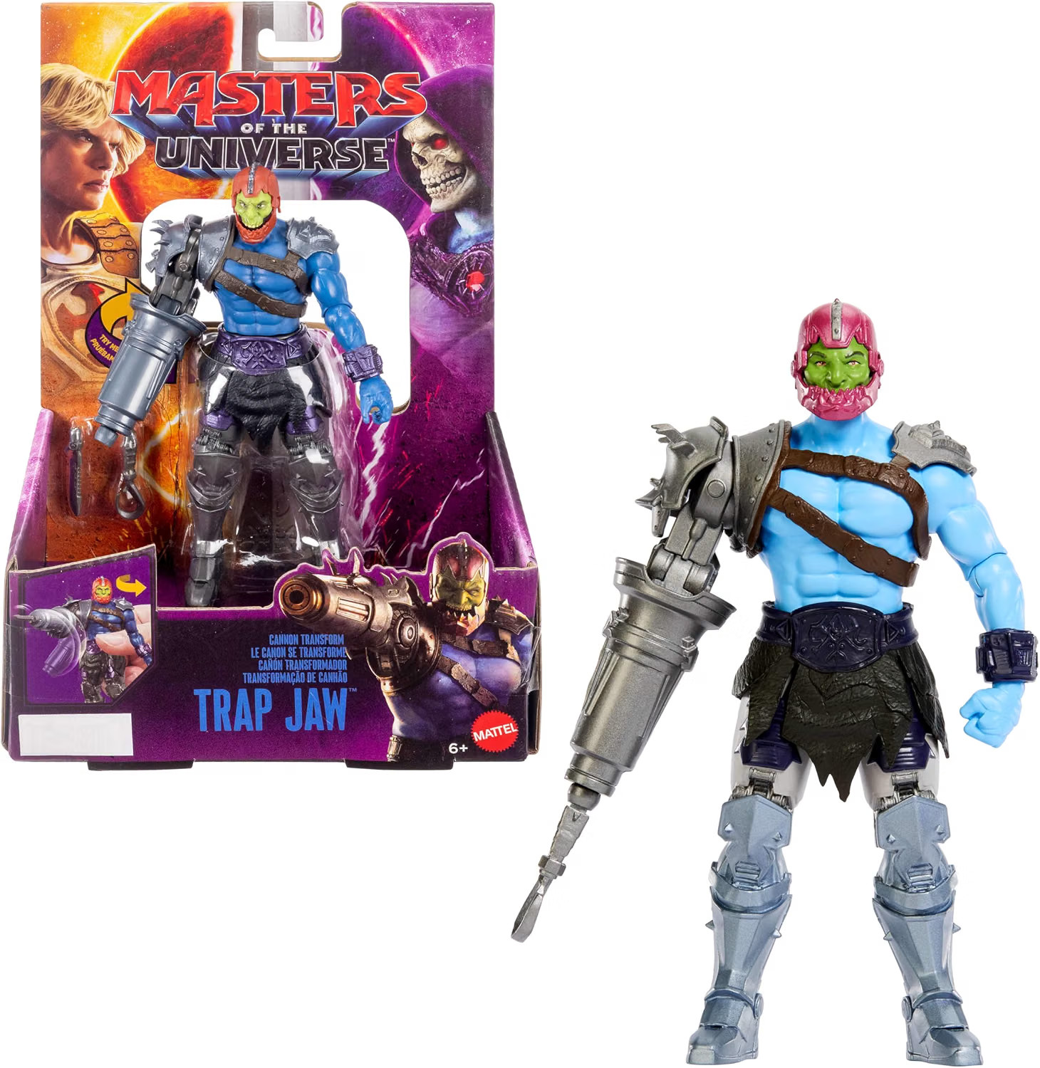 🦾 Trap Jaw Actionfigur – Masters of the Universe Sammlerstück