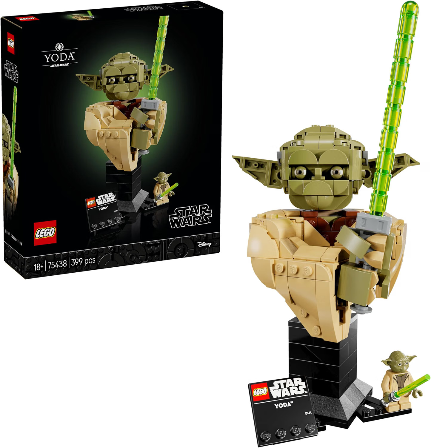 ⭐ LEGO Star Wars Yoda-Büste – Meisterhaftes Sammlerstück