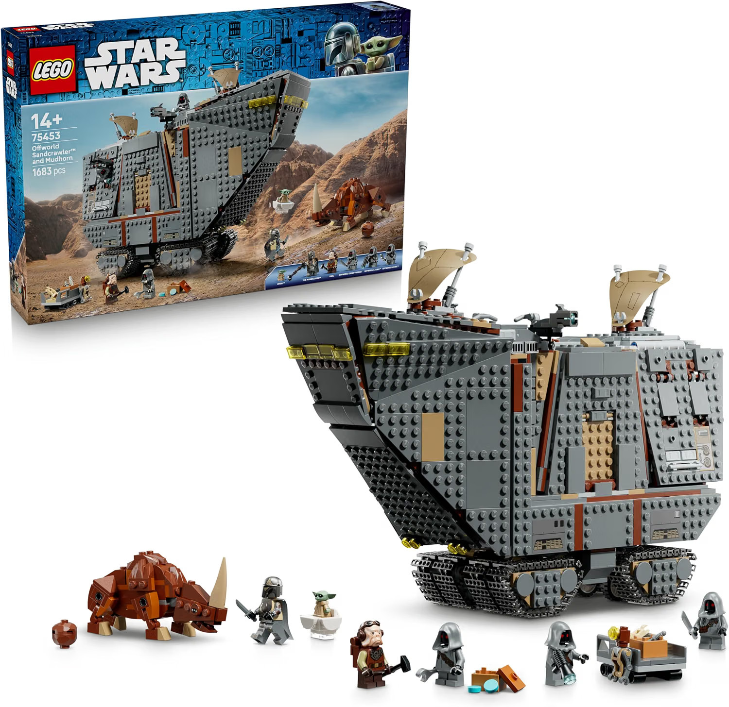 🏜️ LEGO Star Wars Sandkrawler – Riesiges Mandalorian-Set mit Grogu