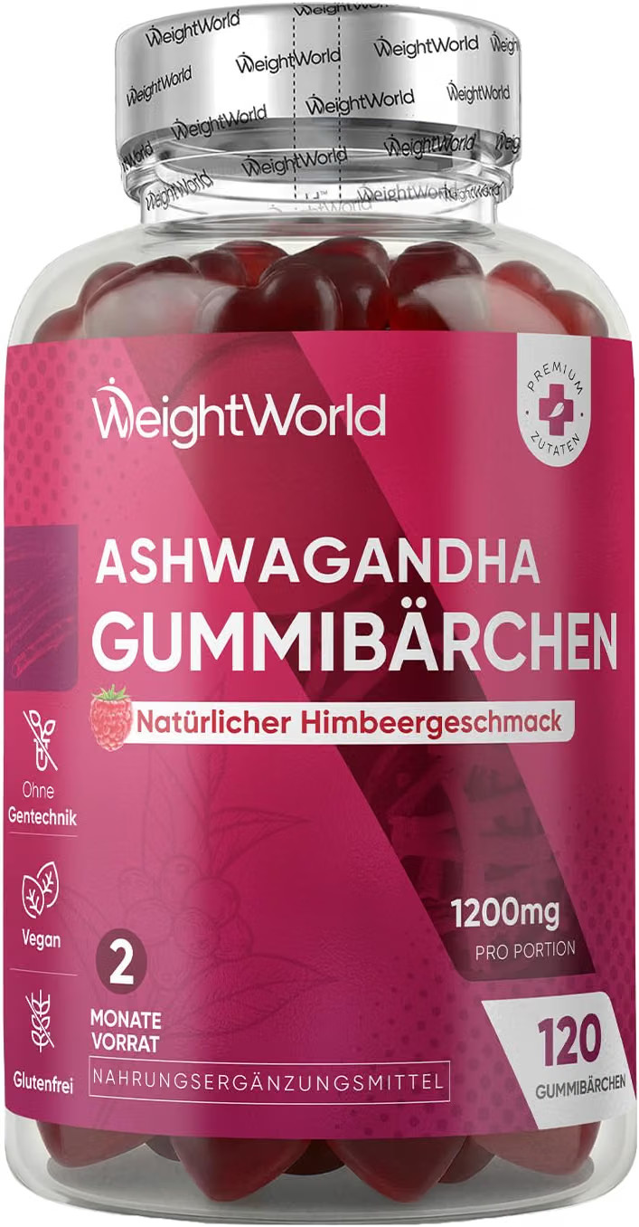 🍇 WeightWorld Ashwagandha Gummibärchen – Genuss trifft Wellness