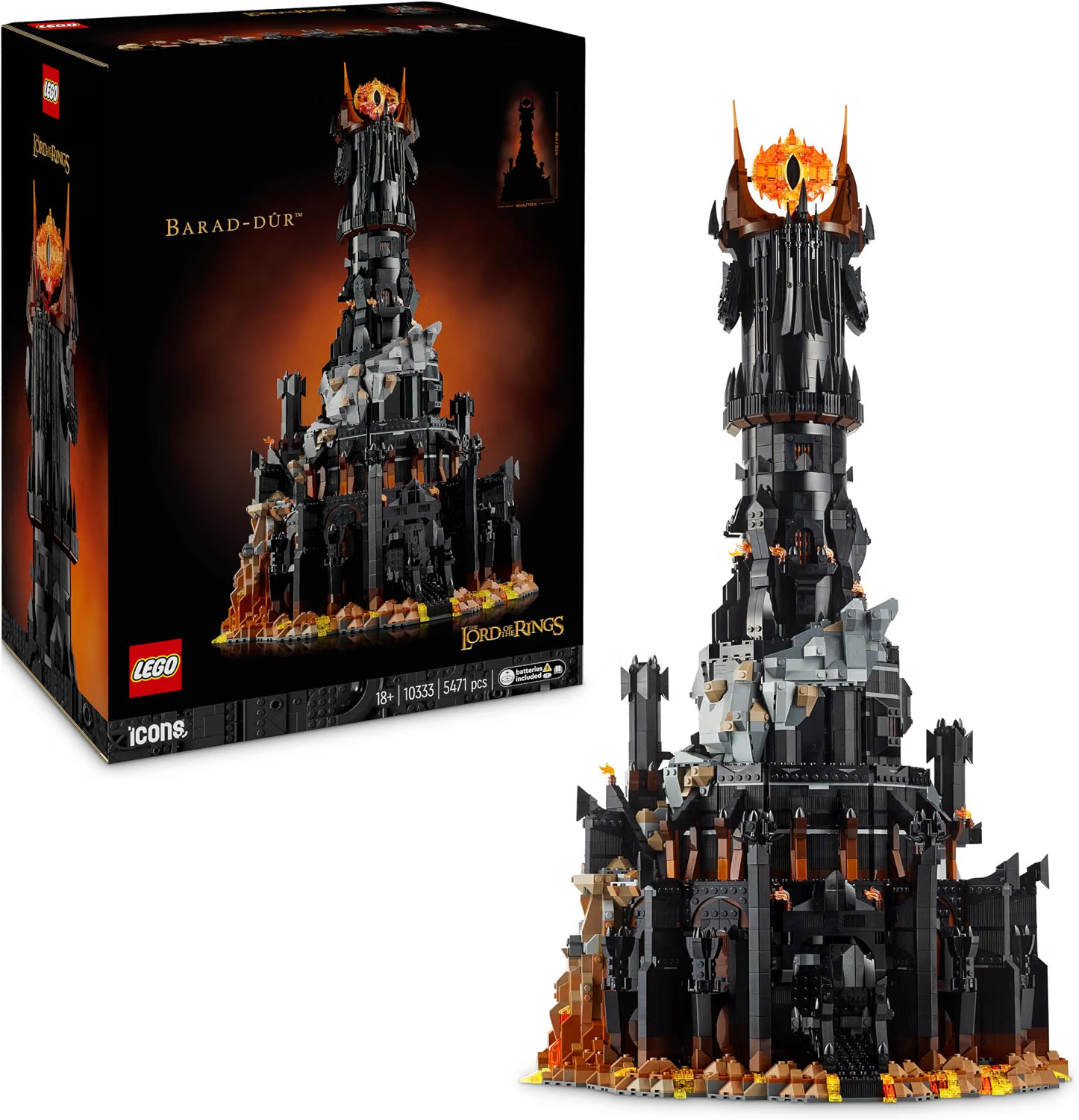 🗼 LEGO Herr der Ringe Barad-dûr – Saurons dunkler Turm