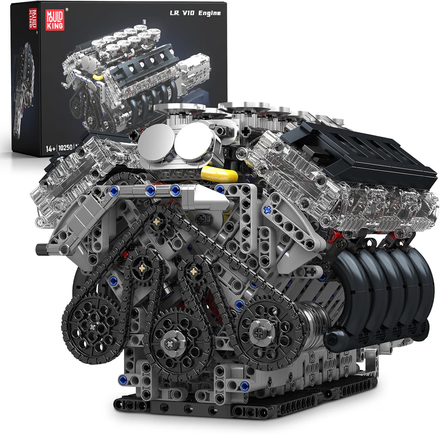 Mould King Technik V10 Motor! 🏎️🔧